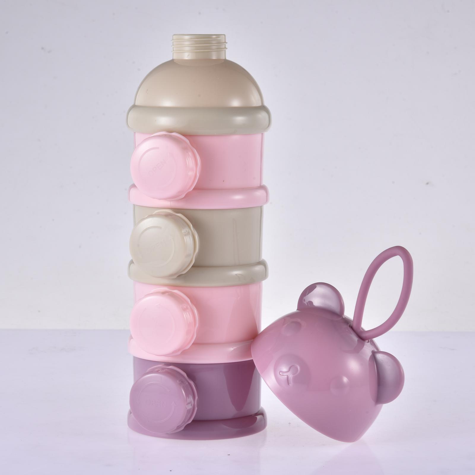 Formula Dispenser Portable - Контейнер для формулы, 4 сетки, портативный