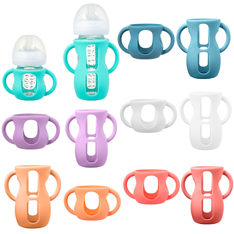 Baby Food Dispensing Spoon - Силиконовый держатель для детской бутылочки без