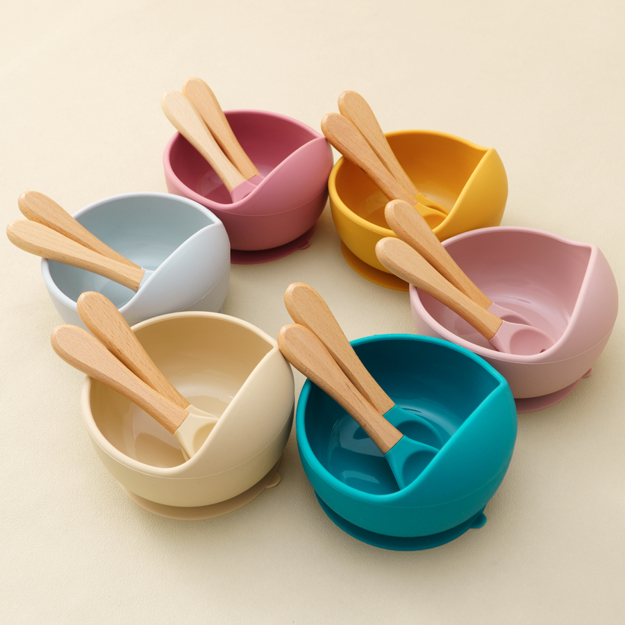 Baby Food Set - Mamaplan 3 шт. детский силиконовый набор