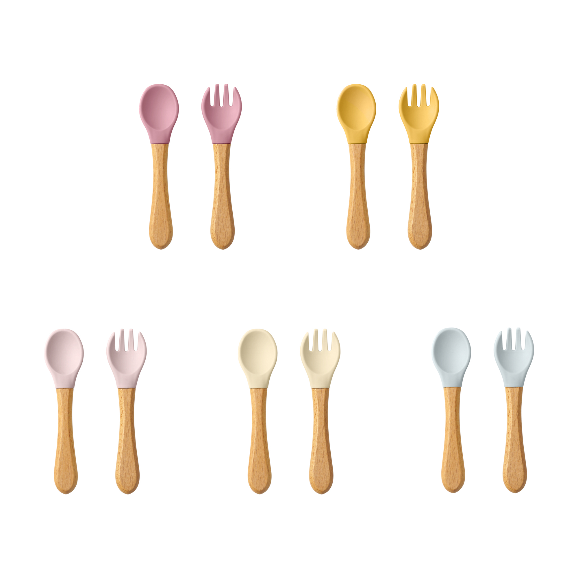 Baby Food Set - 2 шт. детские обучающие ложки, набор