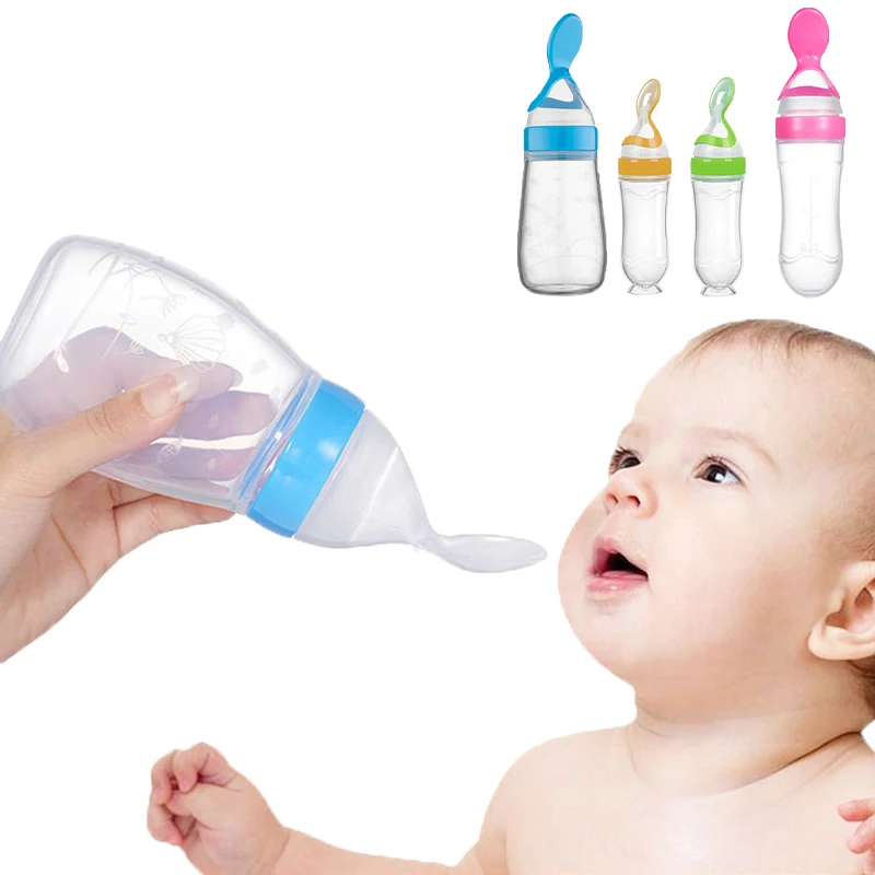 Baby Food Jar - Безопасная бутылочка для кормления ребенка, ложка,