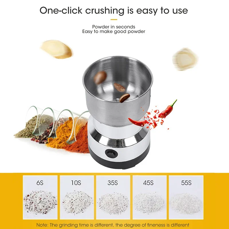 Baby Food Mill - Мини-электрическая мельница, 300 мл, ультратонкий измельчитель