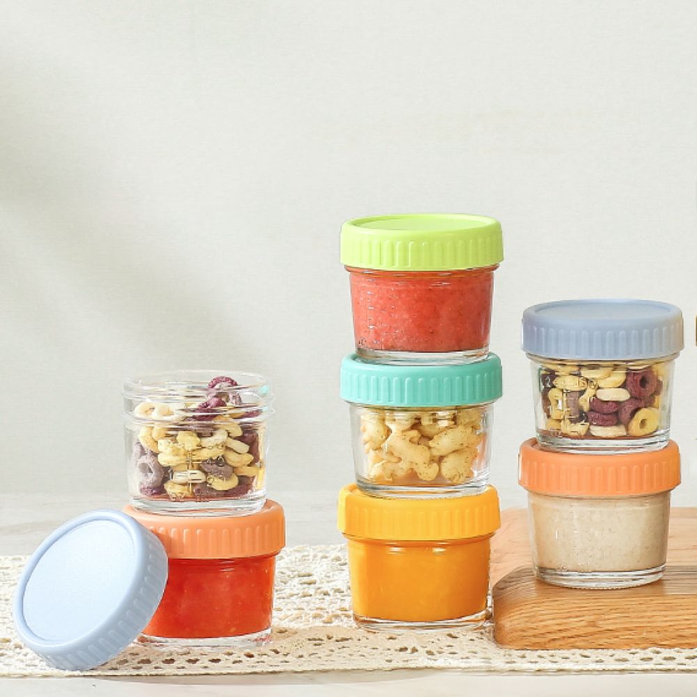 6 шт., стеклянная банка Mason  – обзор и цена Baby Food Jar