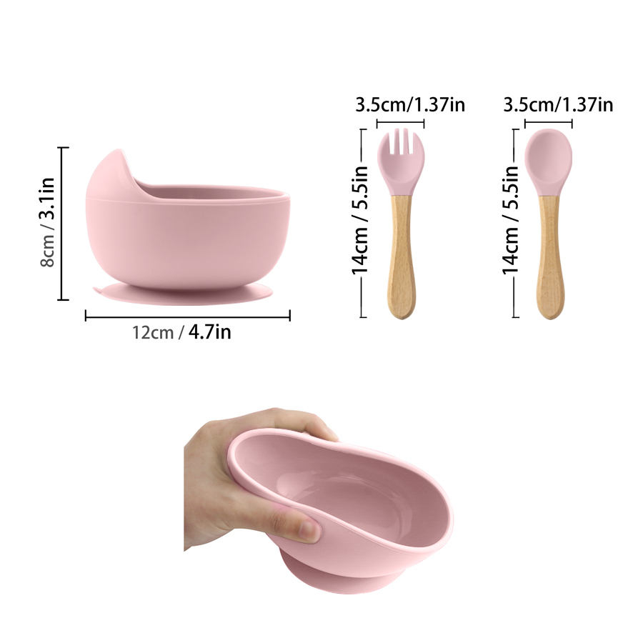 3 шт., силиконовая детская мис – обзор и цена Baby Food Set