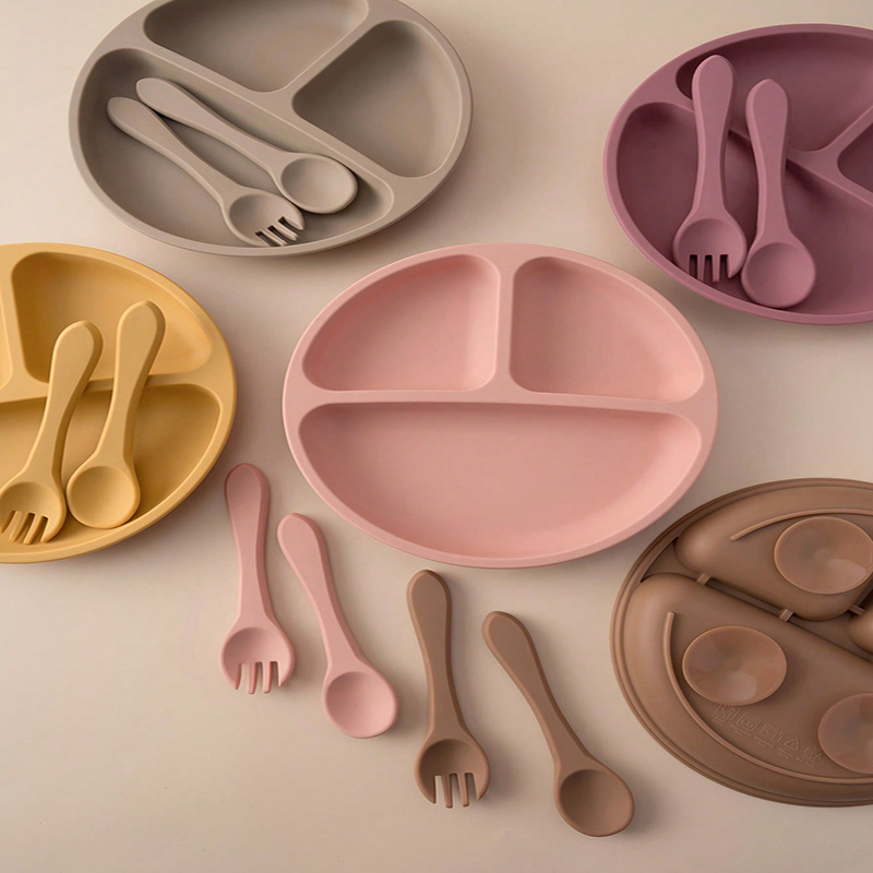 Детская силиконовая посуда, вк – обзор и цена Baby Food Set