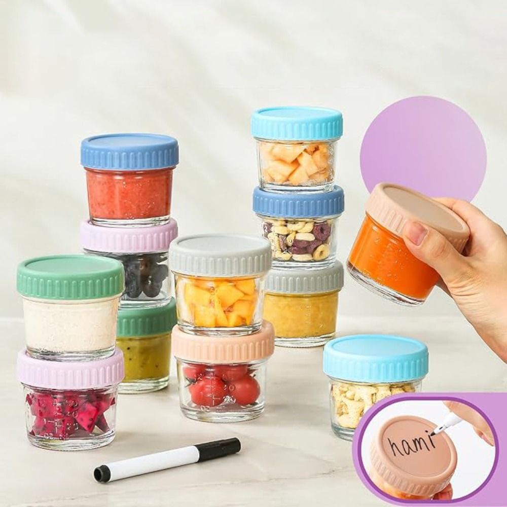 6 шт., стеклянная банка Mason  – обзор и цена Baby Food Jar