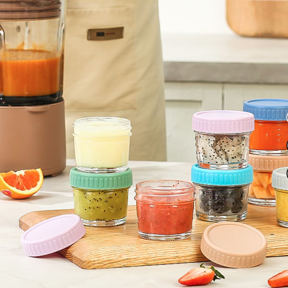 6 шт., стеклянная банка Mason  – обзор и цена Baby Food Jar