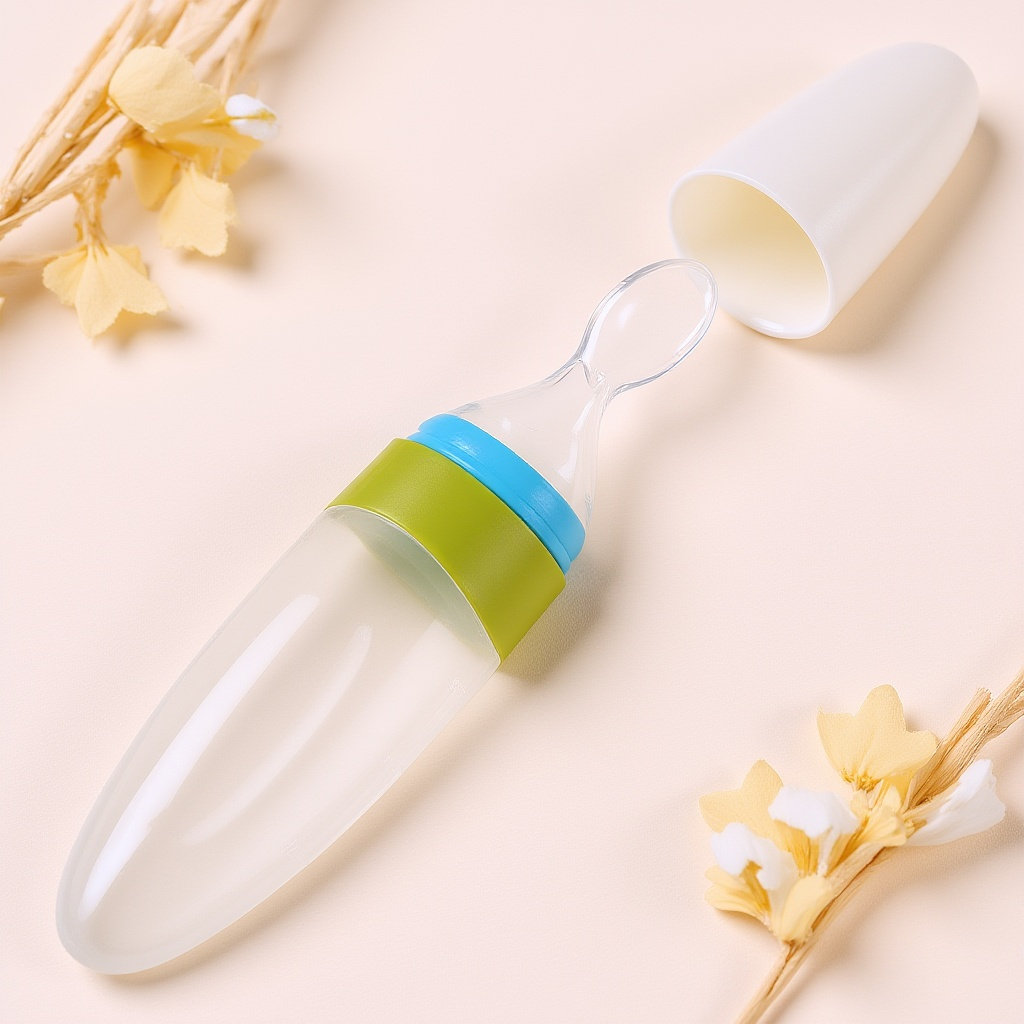 Силиконовая ложка-дозатор для  – обзор и цена Baby Food Dispensing Spoon