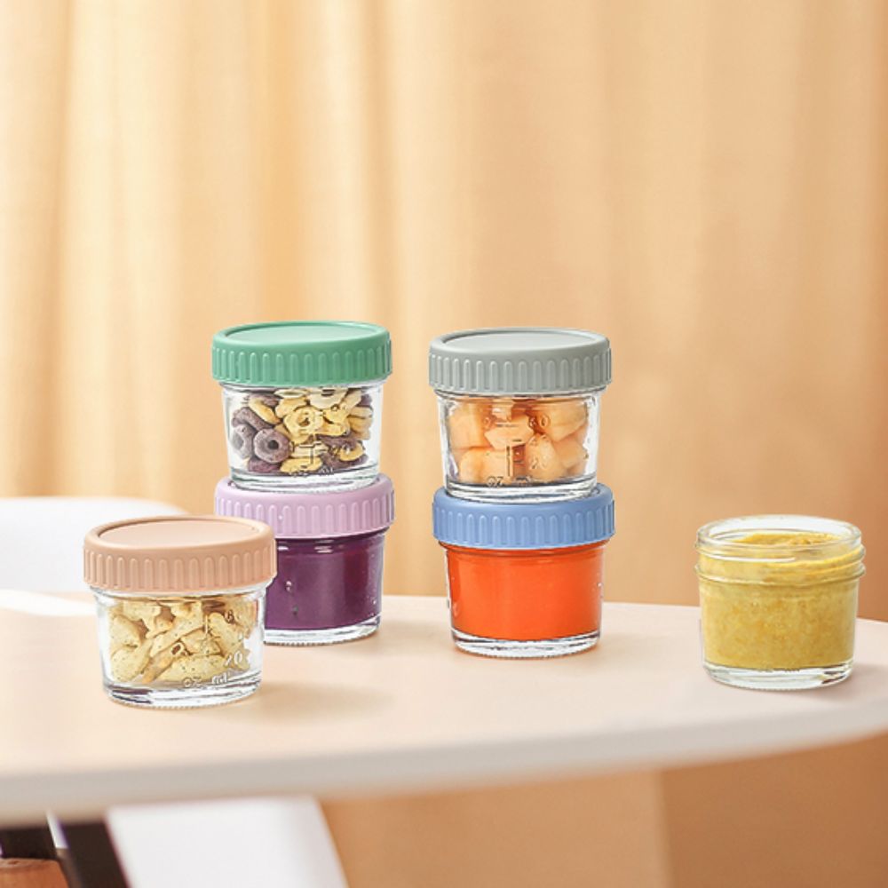 6 шт. стеклянная банка для дет – обзор и цена Baby Food Jar