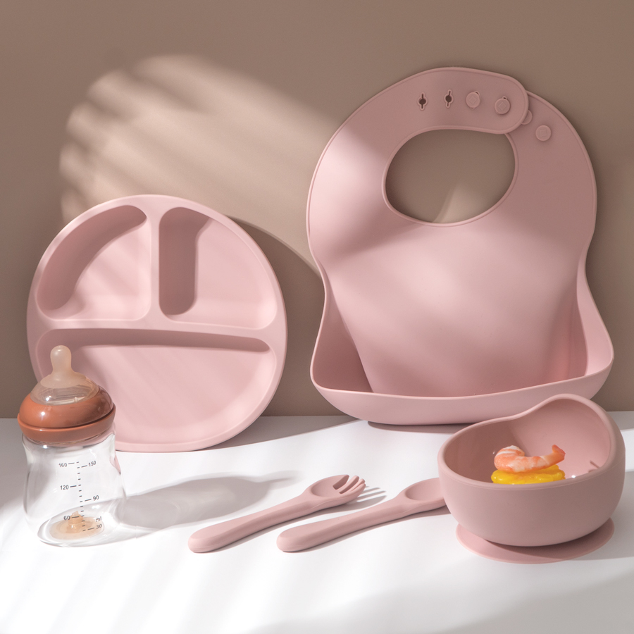 5 шт., детский силиконовый наб – обзор и цена Baby Food Set