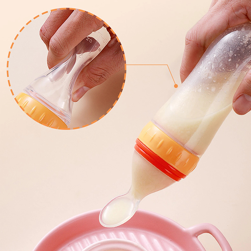 детская посуда детские товары  – обзор и цена Baby Food Dispensing Spoon