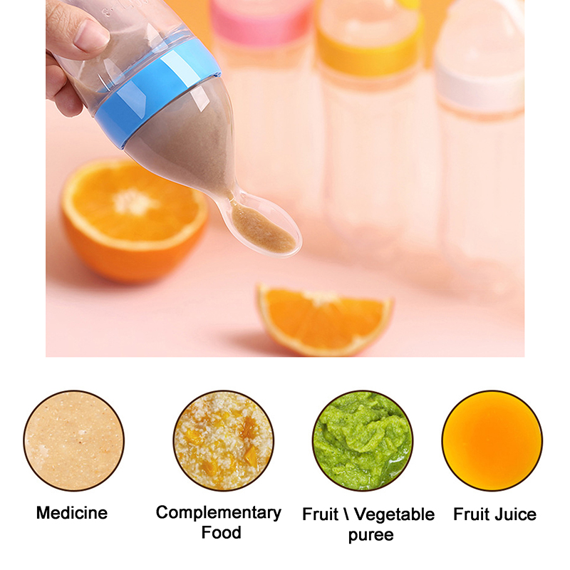 детская посуда детские товары  – обзор и цена Baby Food Dispensing Spoon