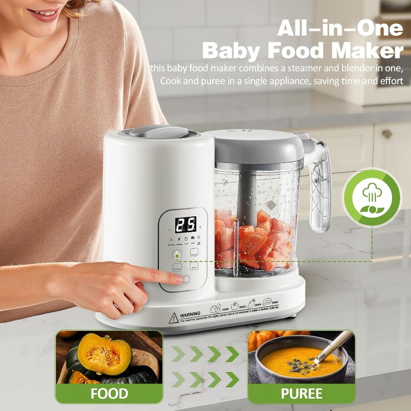 Пароварка-блендер для детского – обзор и цена Baby Food Blender