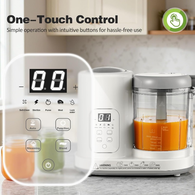 Пароварка-блендер для детского – обзор и цена Baby Food Blender