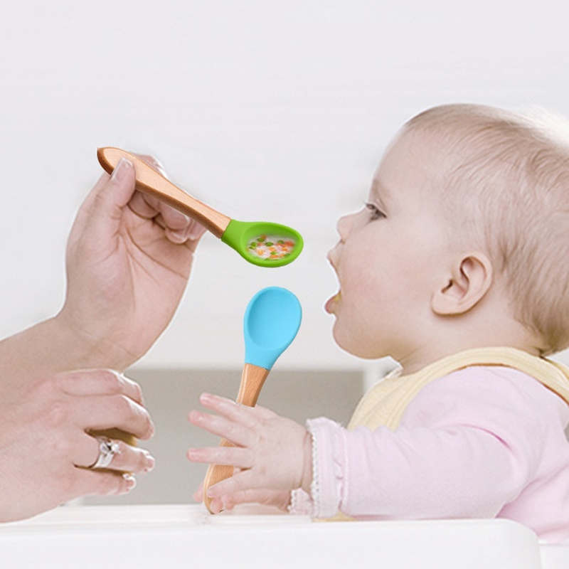 2 шт./компл., детская силиконо – обзор и цена Baby Food Dispensing Spoon