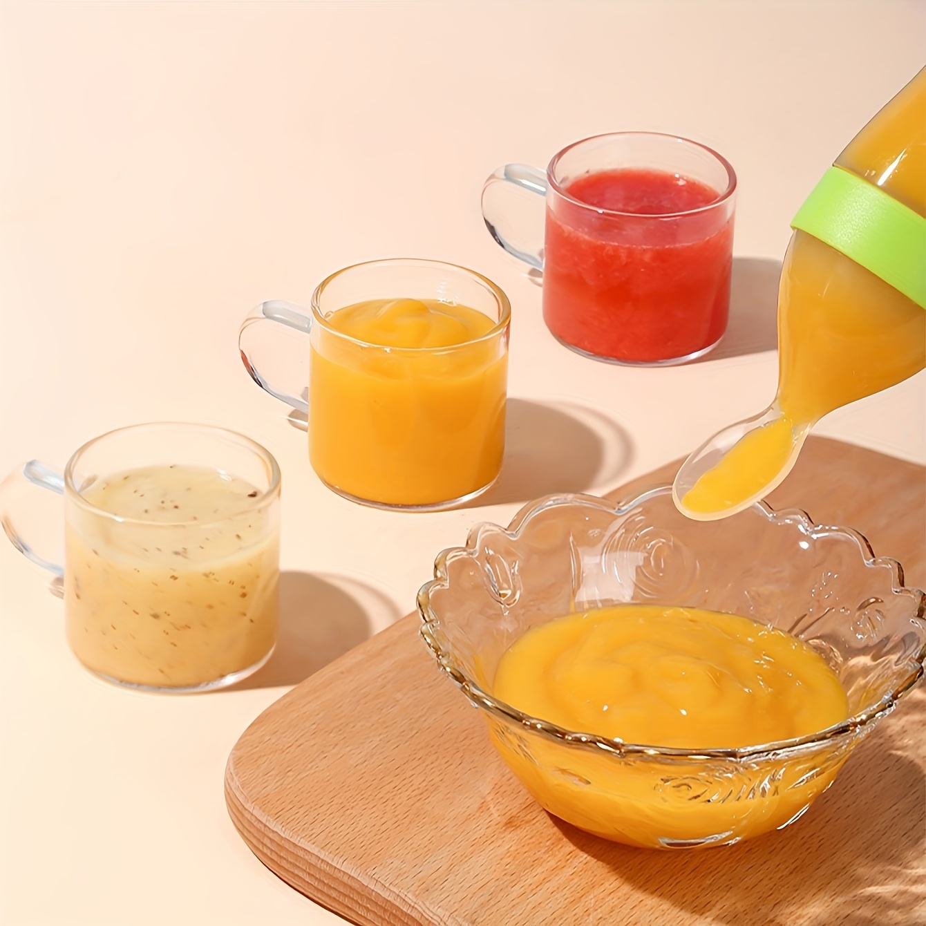 9 шт. столовые приборы для кор – обзор и цена Baby Food Dispensing Spoon
